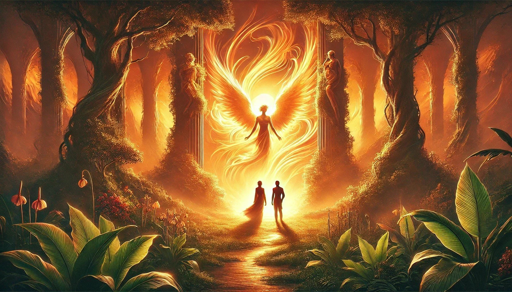 ADAM AND EVE IN THE GARDEN