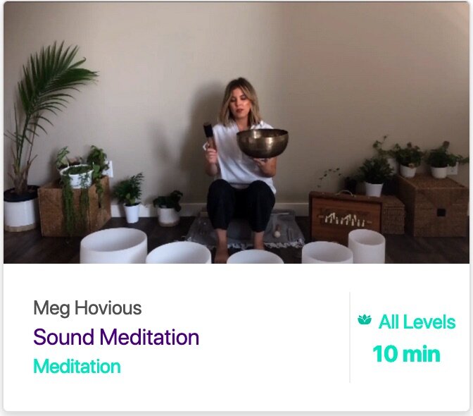 Sound Meditation - Meg Hovious