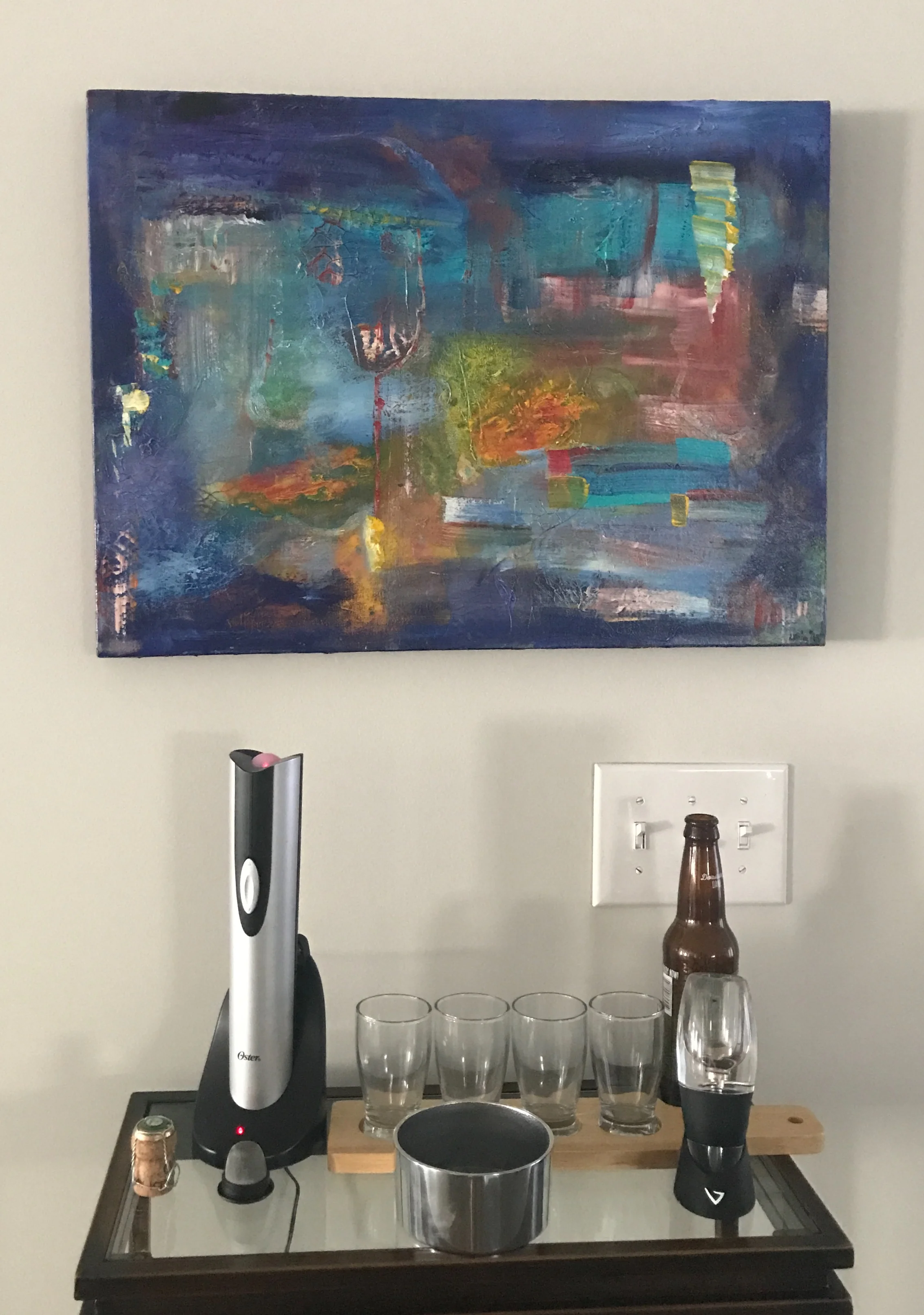 WINE AND BLUES AT HOME