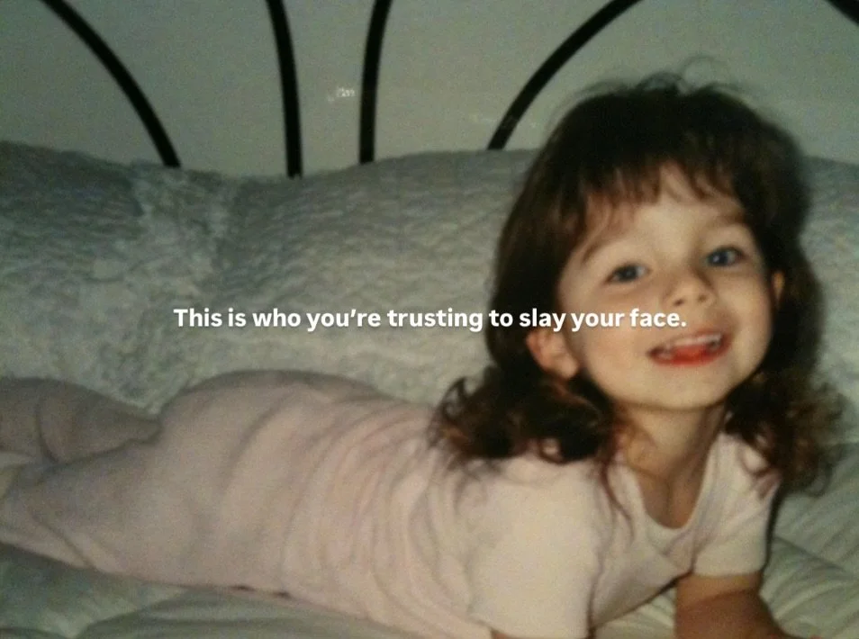 Same bangs, same smile&hellip; just bigger dreams 🕊️ still creating, still glowing, still doing what I love. 🫶🏼

#makeupartist #trending