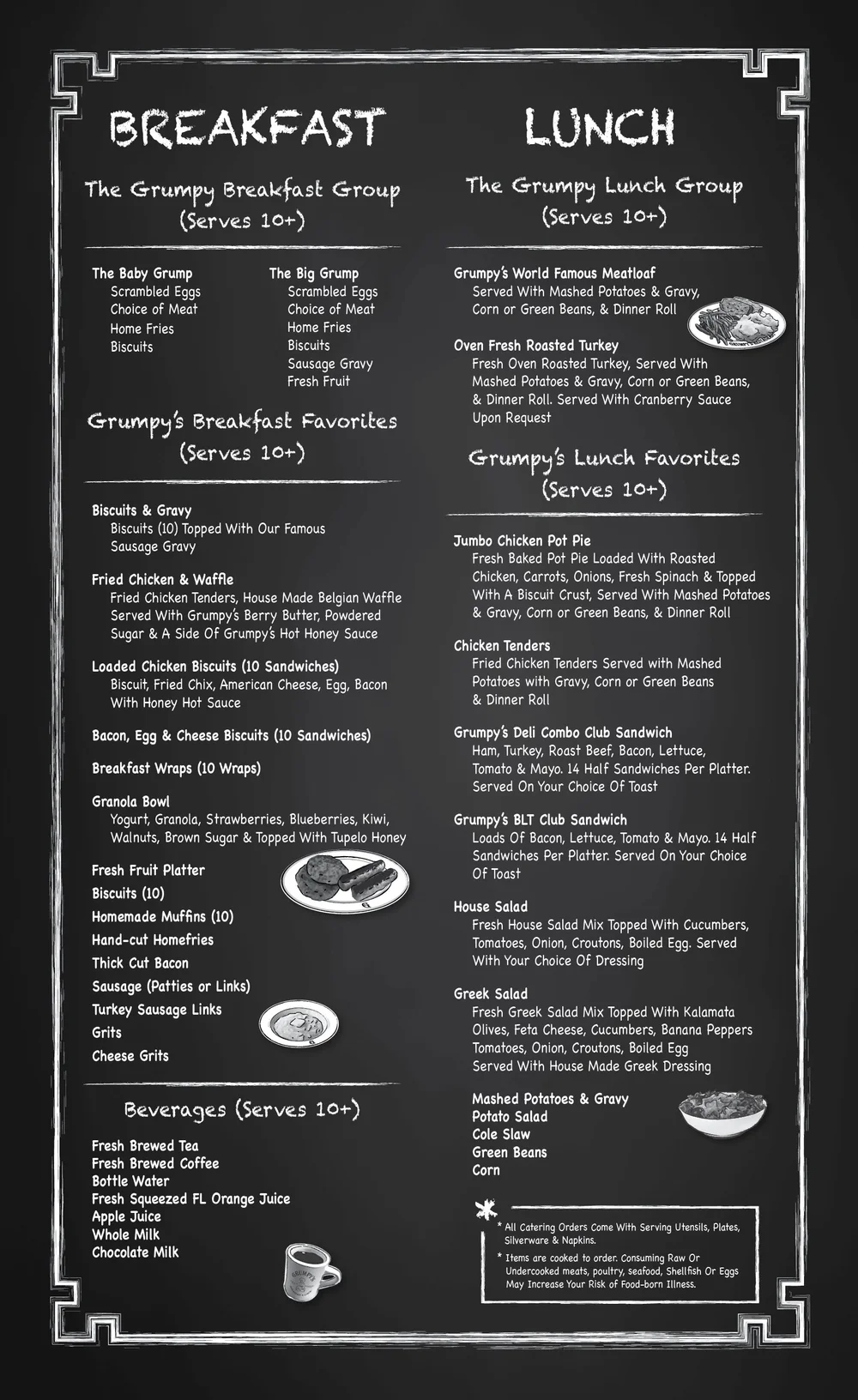 Grumpy's Catering — Grumpy's Restaurant