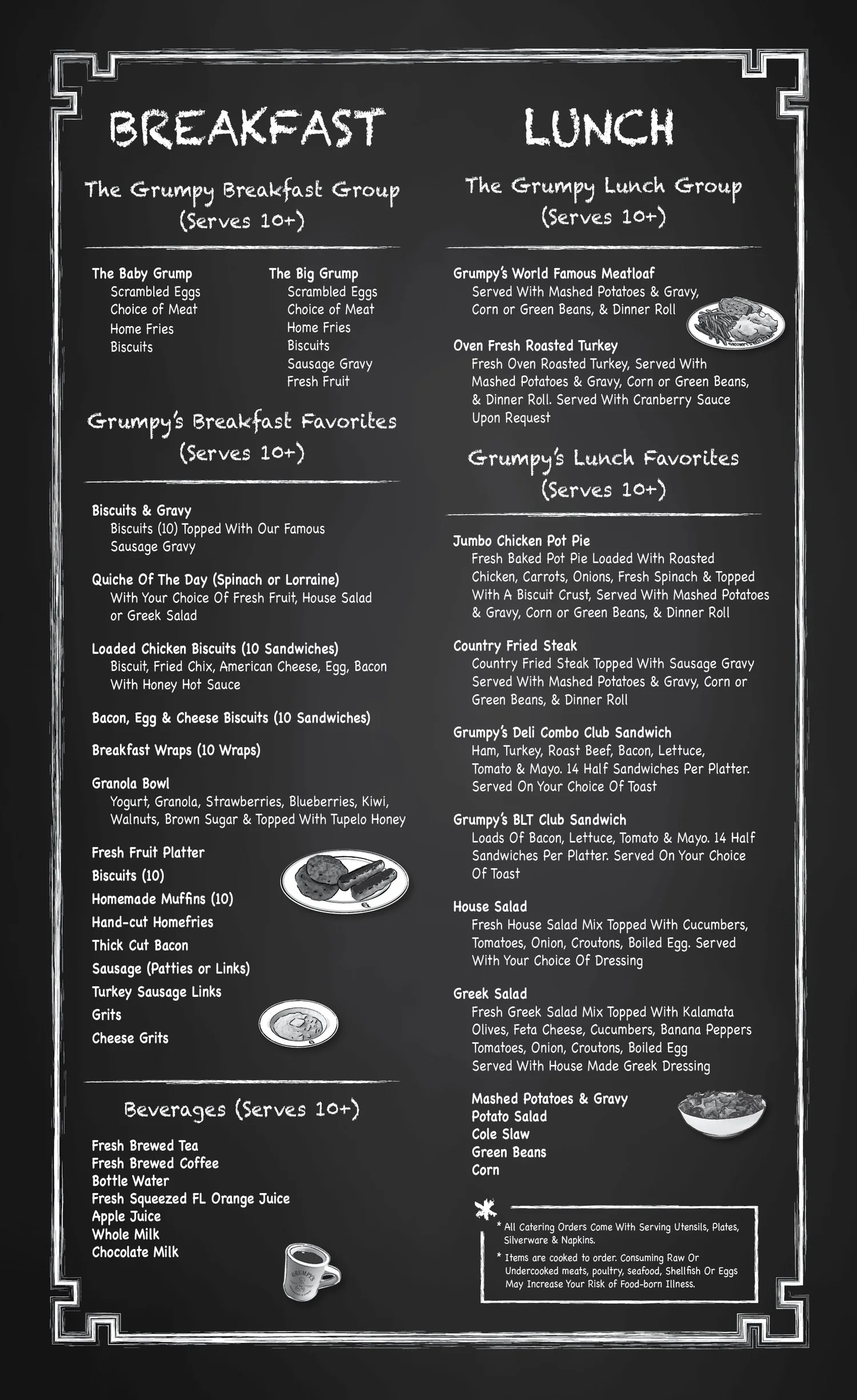 Grumpy's Catering — Grumpy's Restaurant