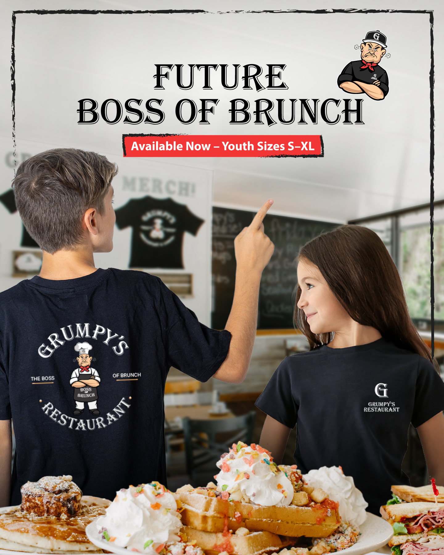 Grumpy's - Boss Of Brunch - Youth Tee - Social Post.png
