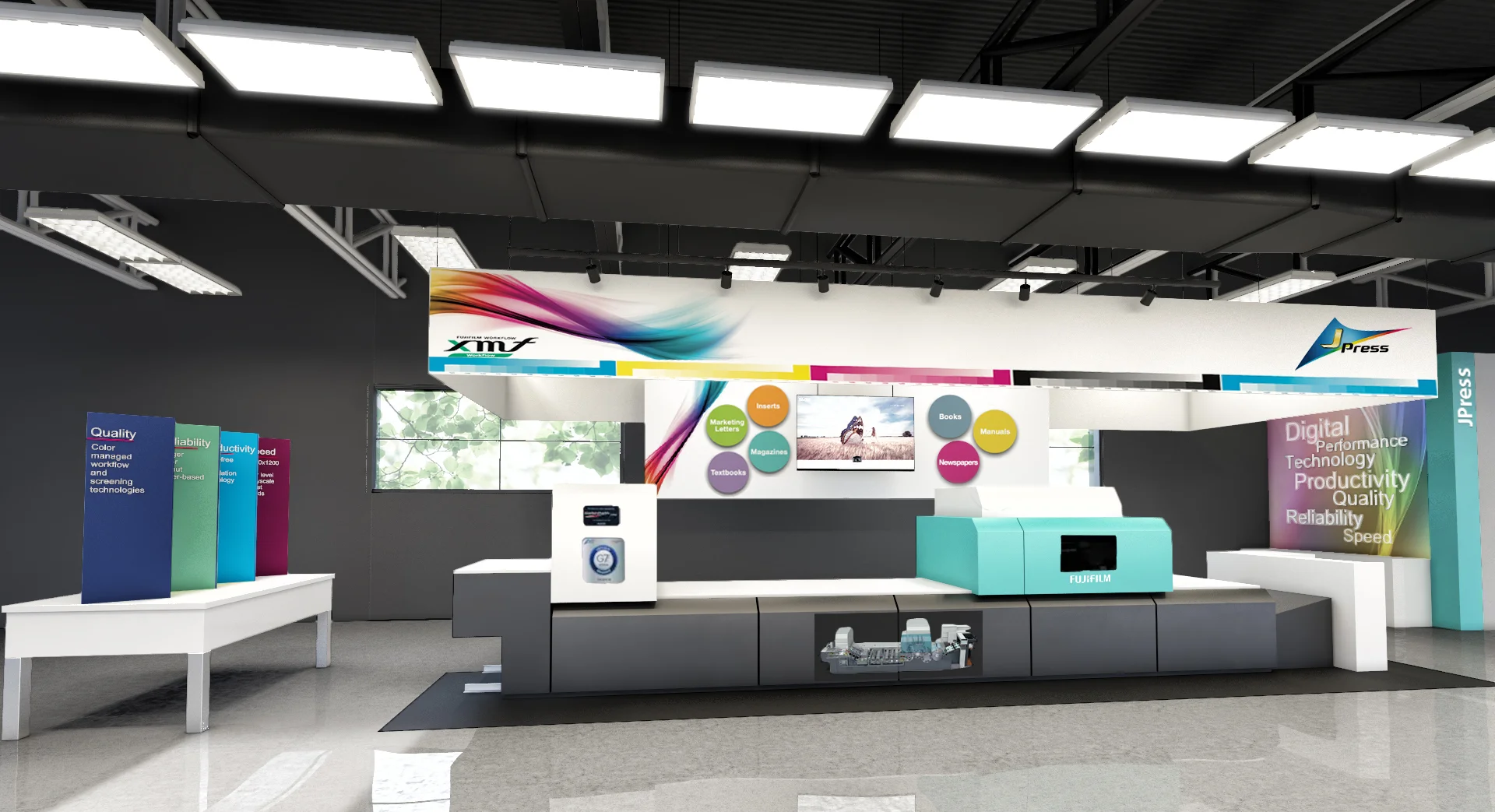 Fuji Films Headquarters - J-Press Area Proposed Design