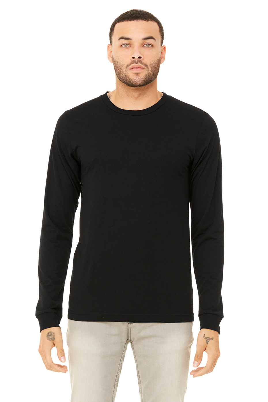 Crew Neck Long Sleeve Staff Shirt - 3501