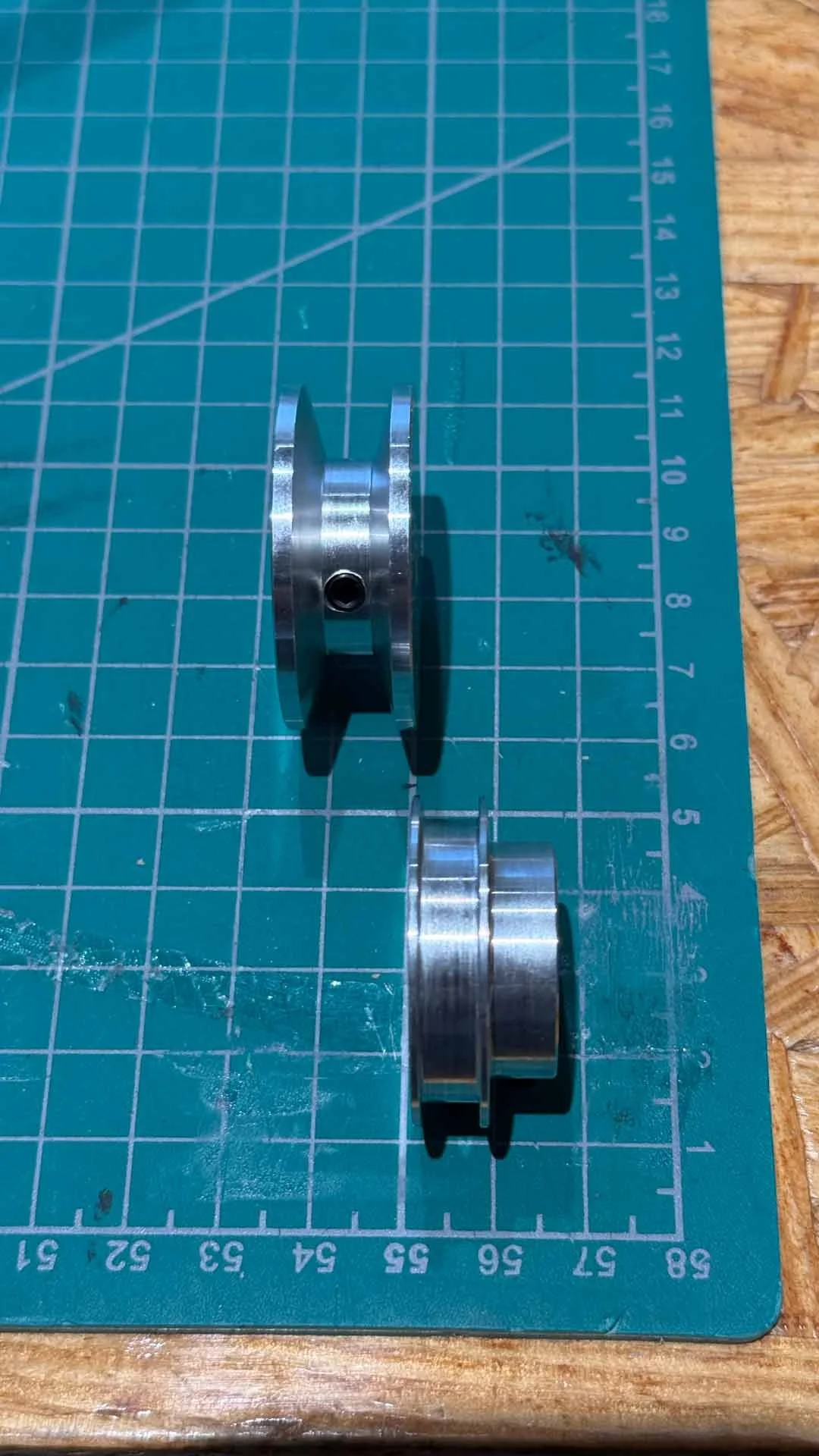 trying different parts