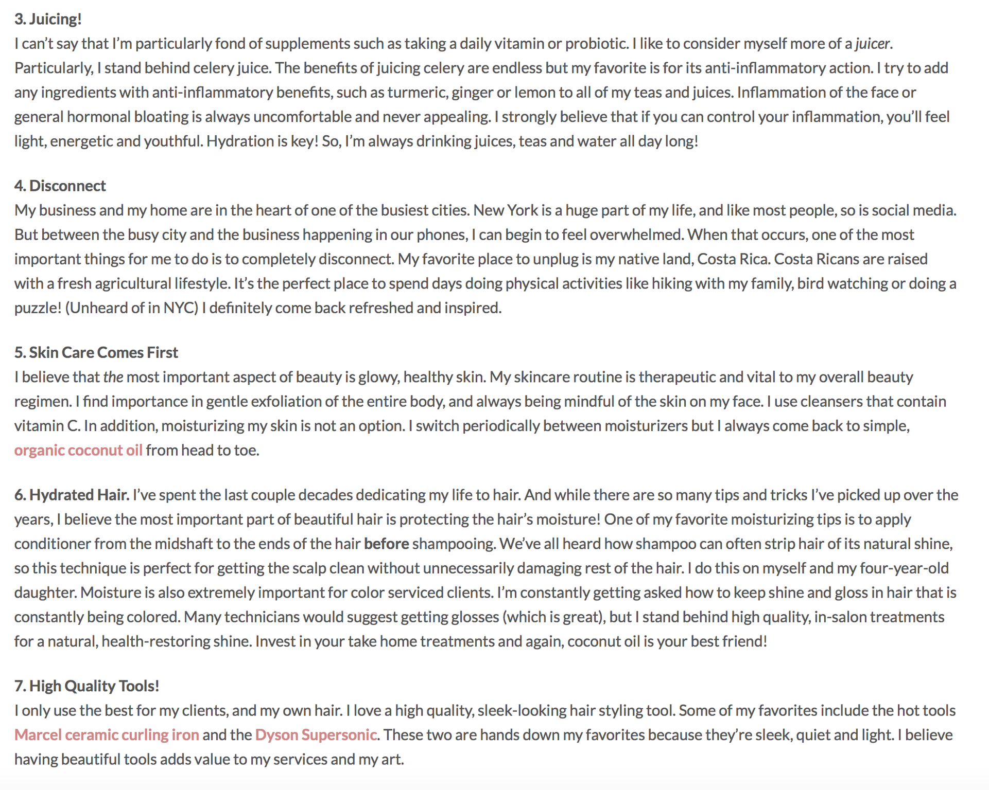 THE SELECT 7 | Beauty Expert, Kattia Solano's Top 7 Beauty Tips from ...