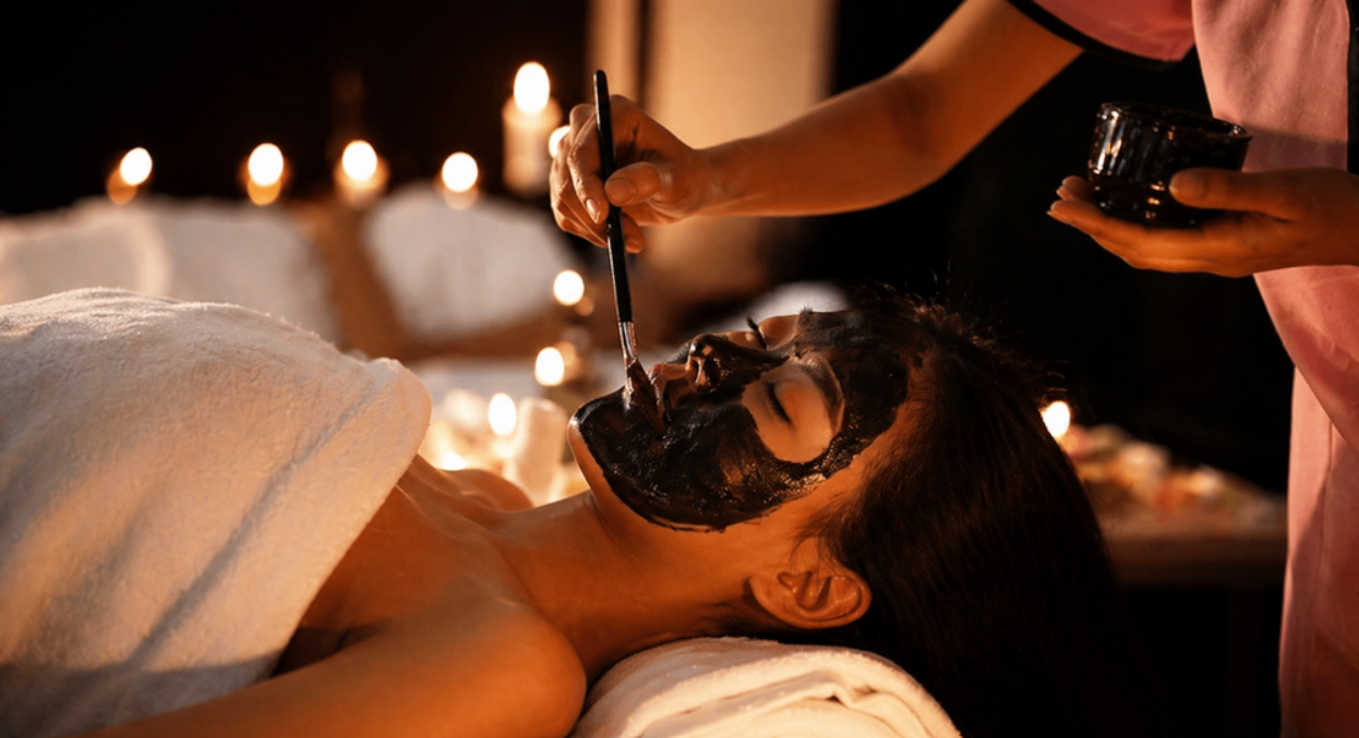 Esthetician performing a personalized facial treatment after a thorough skin consultation at Kim Michele Skin Care in Las Cruces, New Mexico.