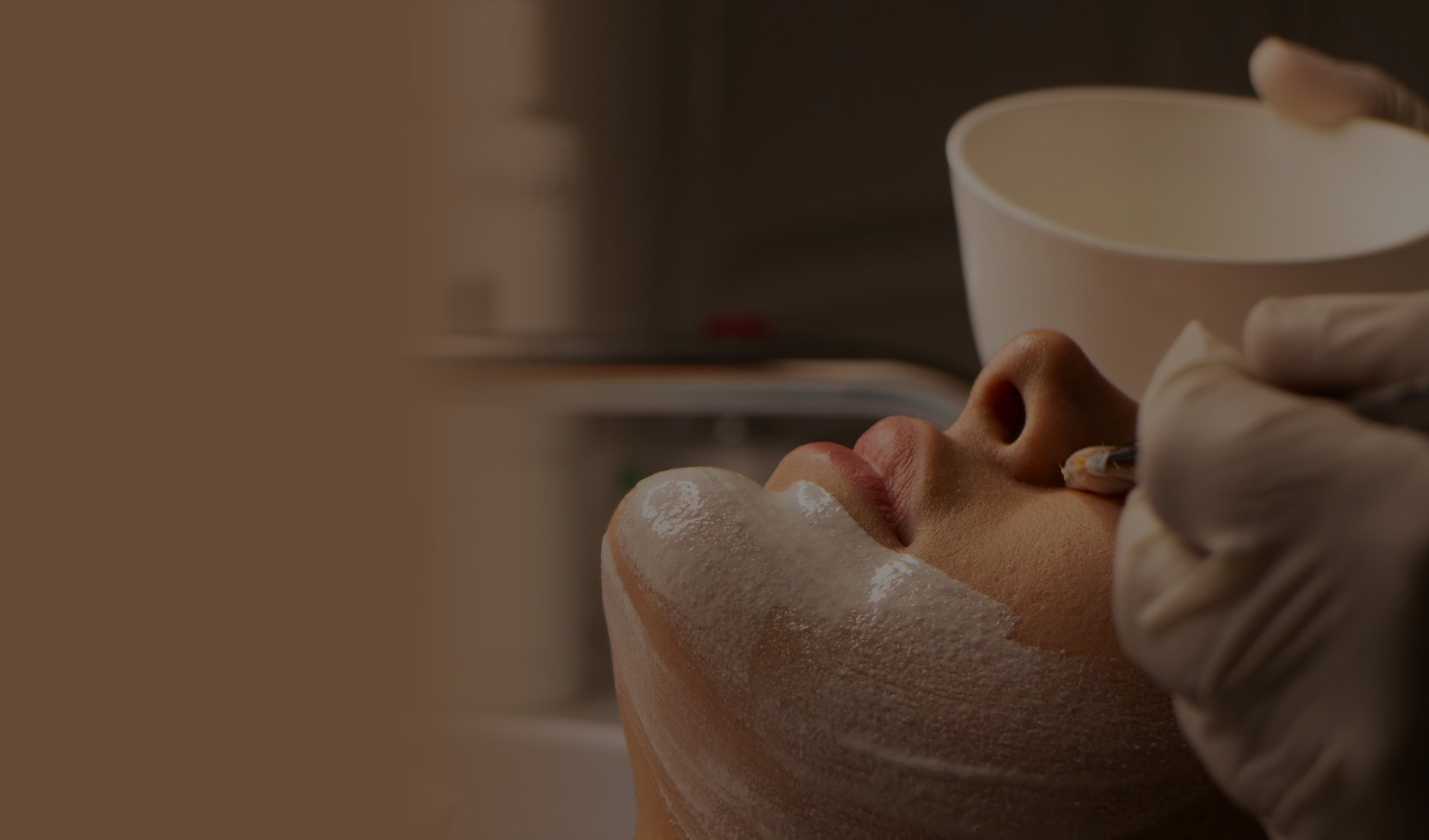 Esthetician performing a personalized anti-aging facial treatment at Kim Michele Skin Care in Las Cruces, New Mexico, designed to improve skin texture, firmness, and overall skin health.