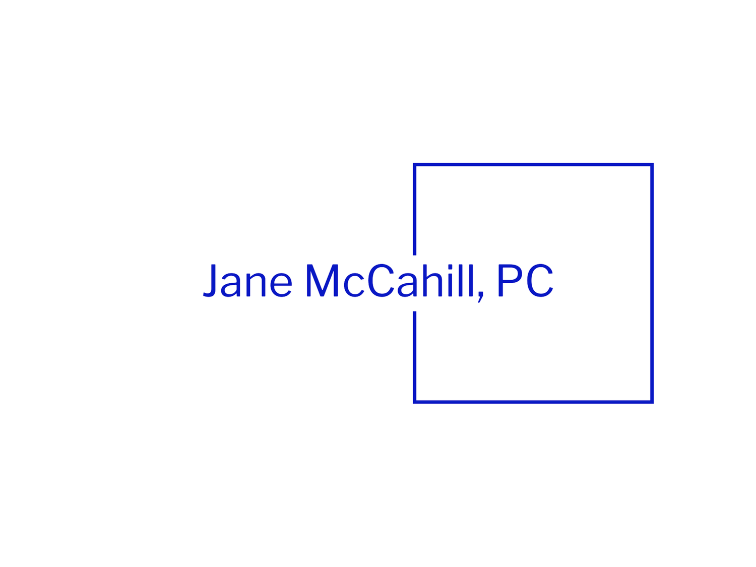 Jane McCahill, PC