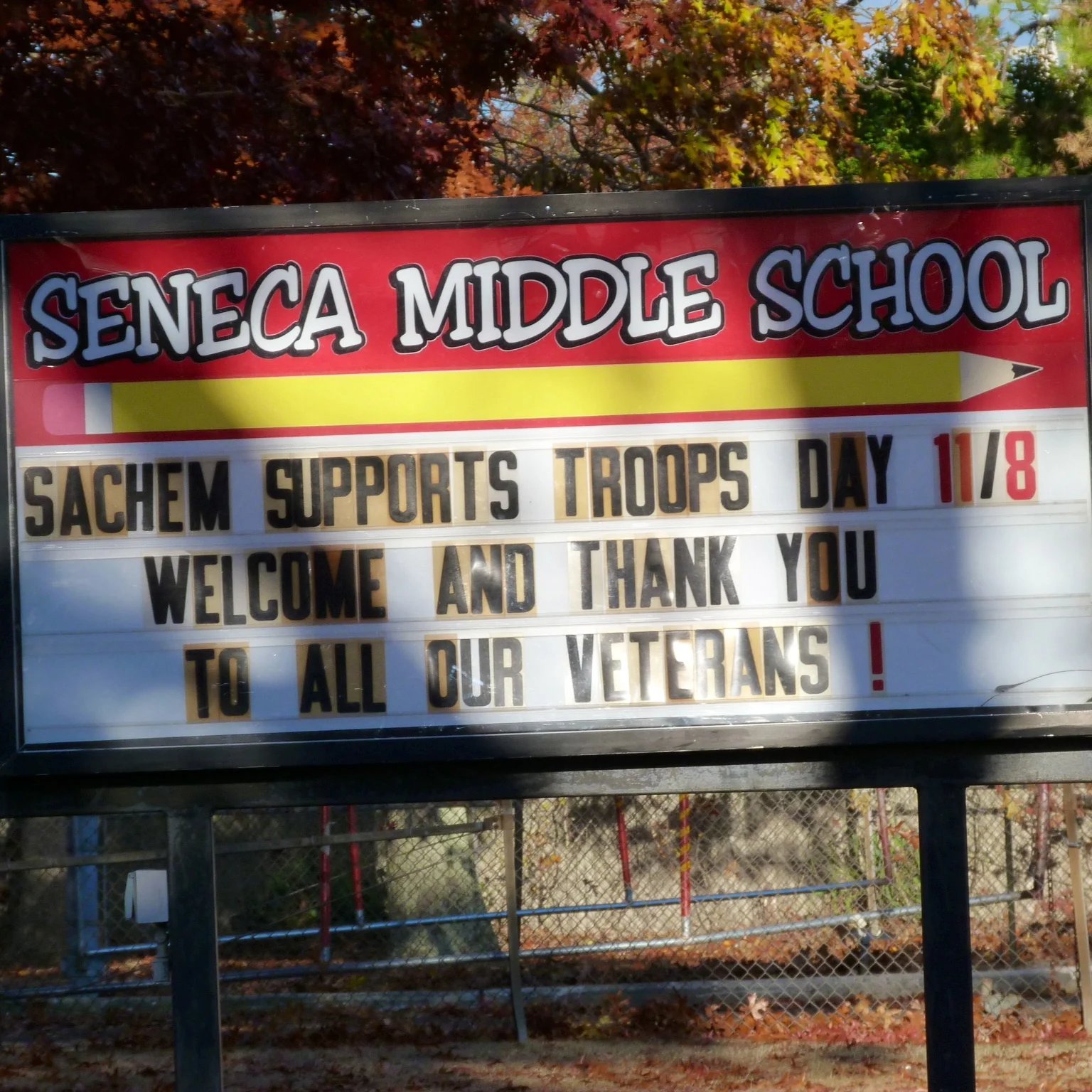 Sachem Supports The Troops