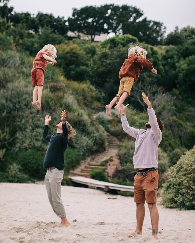 We are so grateful to parent alongside two of the most open, loving, supportive, adventurous and kind partners. We Love you @markwebber and @ericcolsen 🌙✨💫💙