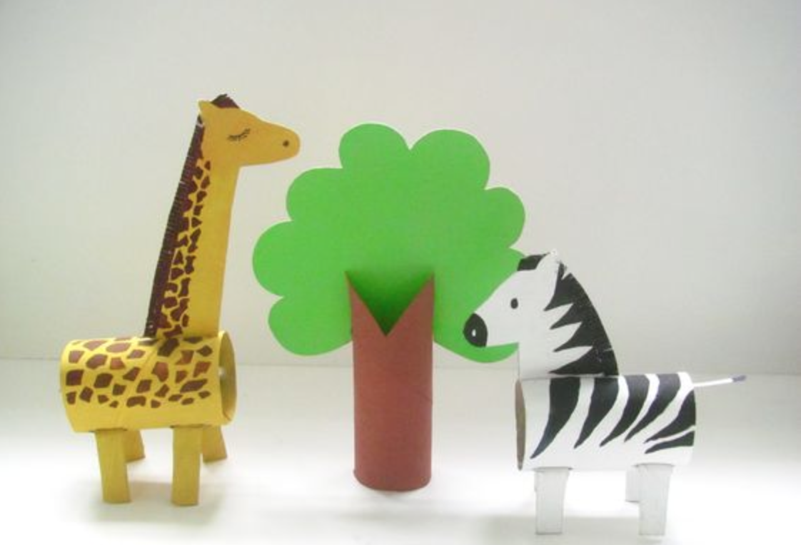 4 Cute Crafts That Use Recycled Cardboard Tubes by Rachel Burns