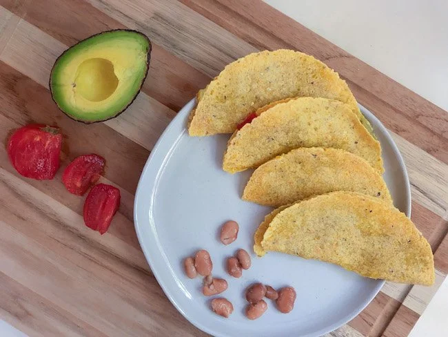 Recipe: Avo-Bean Smashed Tacos by Jennah Jensen
