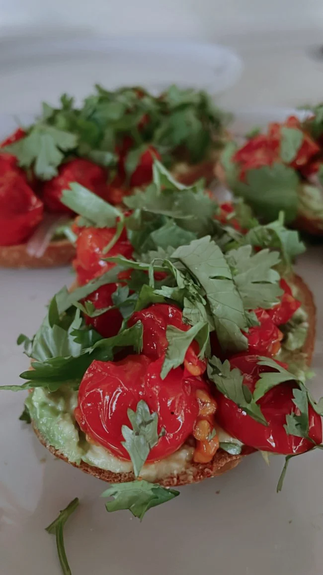 Recipe: Blistered Tomato Toast by Jennah Jensen