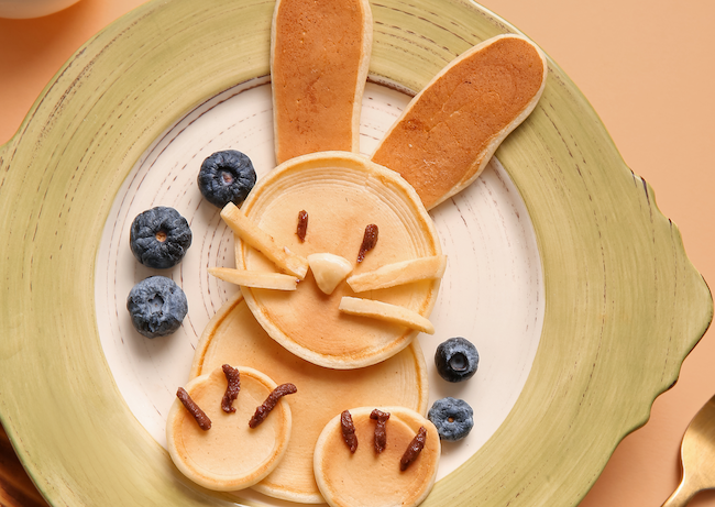 Recipe: Bunny Pancakes for Easter