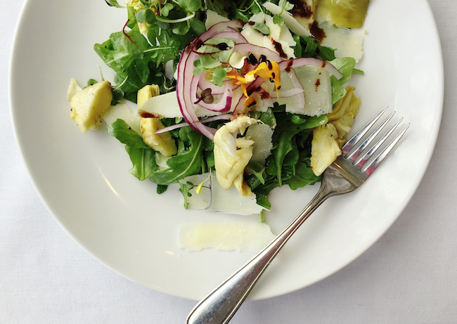 Recipe: Ease into Spring with this Arugula, Artichoke &amp; Pistachio Salad by Kelly Pate Dwyer