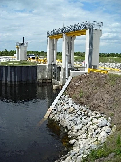Flood Gates. Photo by CES Consultants, Inc.