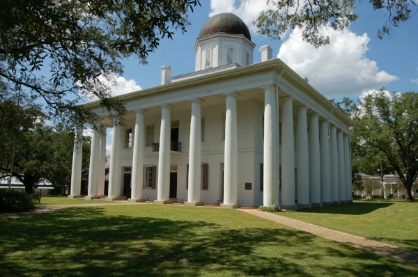 East Feliciana Parish Courthouse. Photo by Galen Parks Smith via Wikimedia Commons .