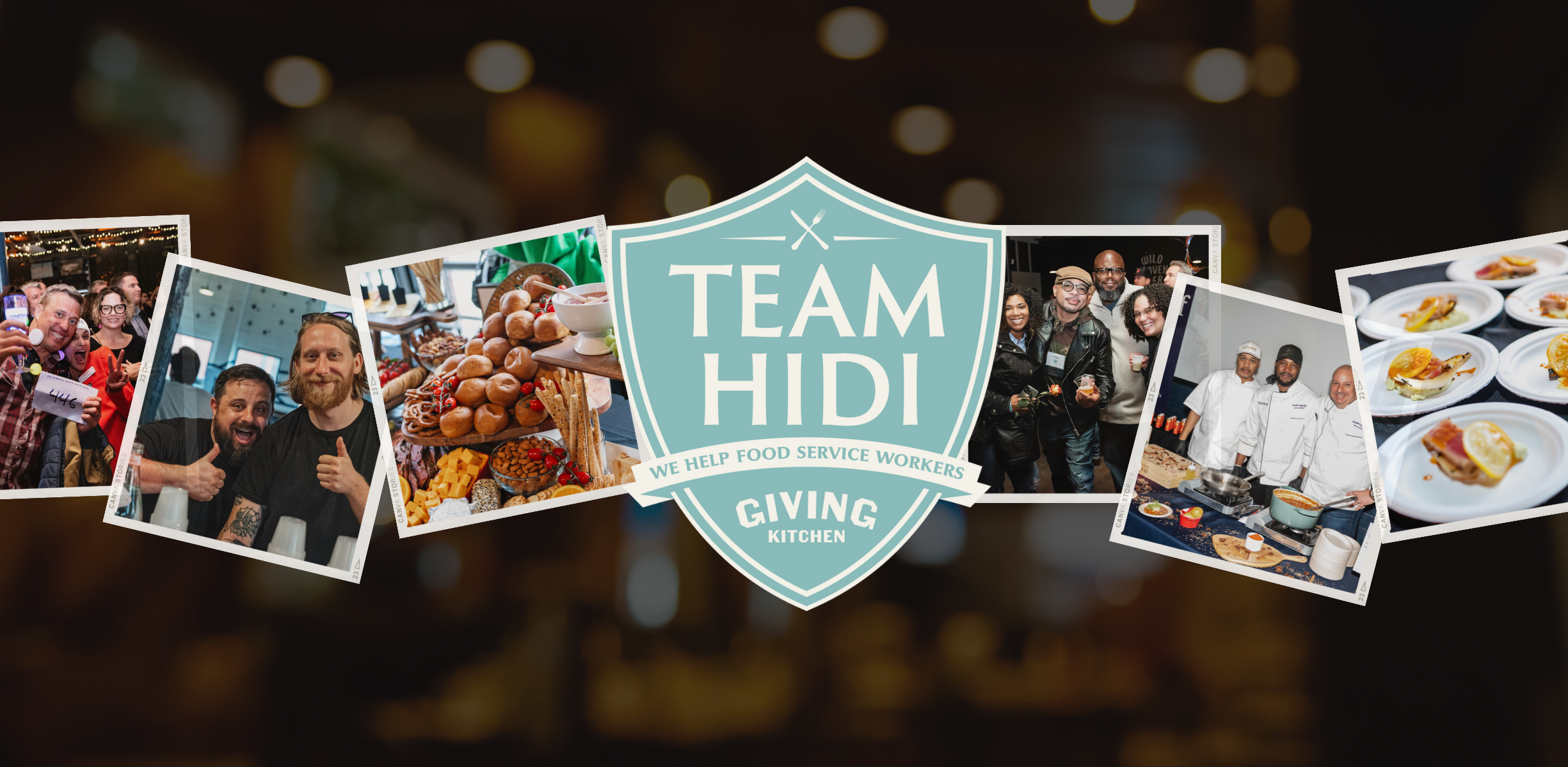Team Hidi is an annual event hosted by the Giving Kitchen to support food service workers