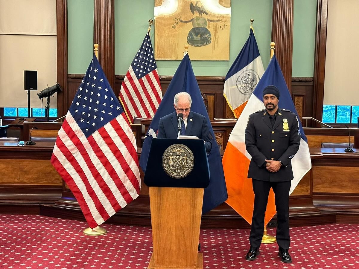 On this beautiful occasion of Vaiskahi NYC Council Speaker Adrienne E. Adams along with distinguished Council Members hosted Sikh Heritage Month &amp; Vaisakhi. The President of Sikh Officers Association Sergeant Gurvinder Singh was honored and given