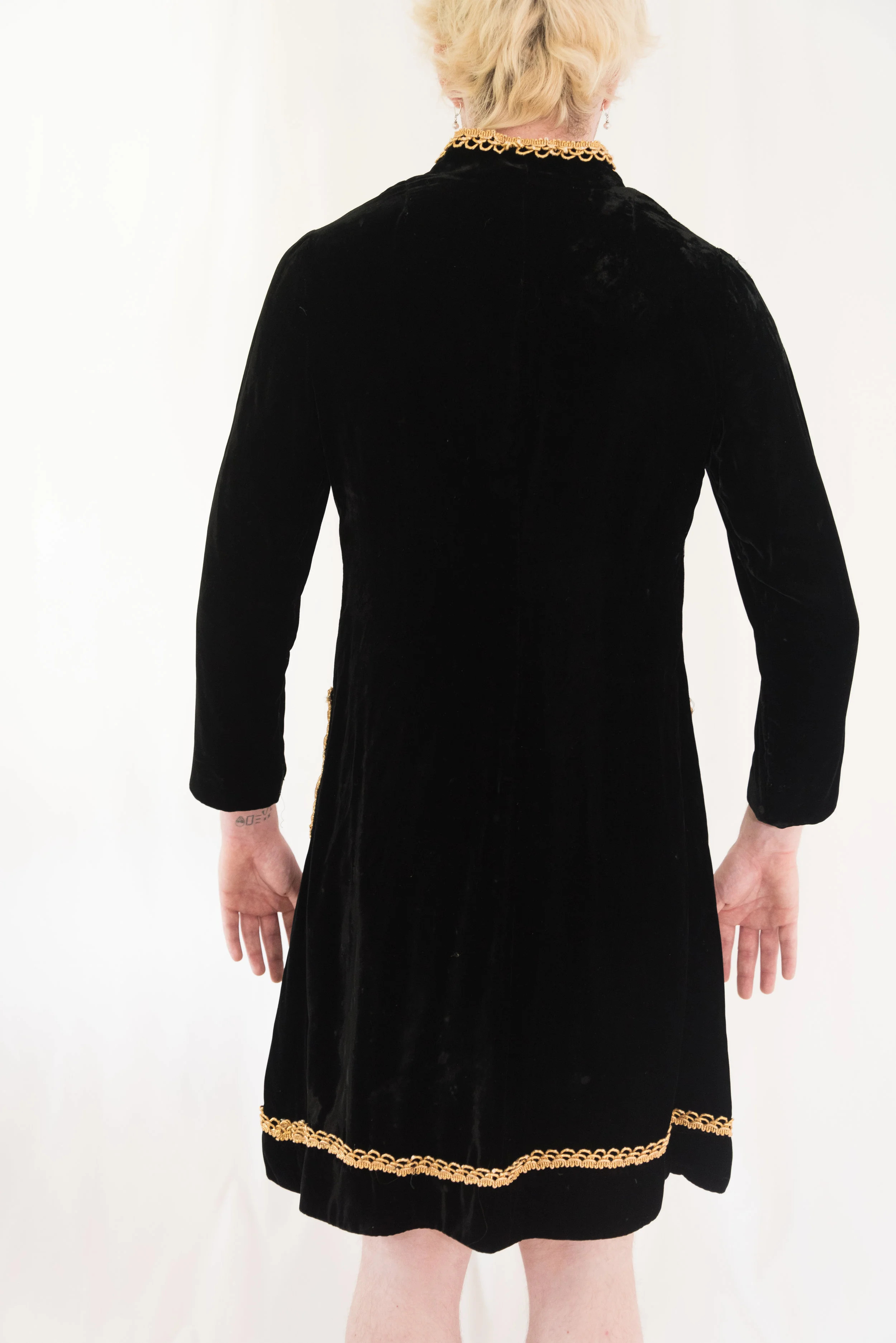 Oscar De La Renta Velvet Dress Coat 