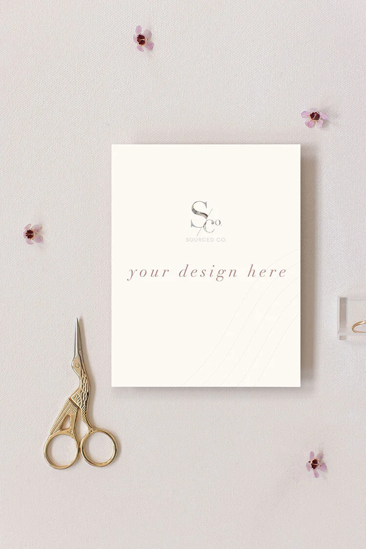 Minimalist Stationery Mockup