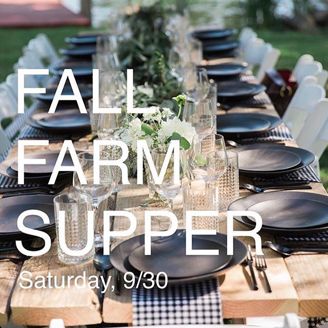 We're at it again!!!! Couldn't be more excited to work with @primalpastures to put on another dreamy Farm Supper. It's Fall Harvest Season one of the most beautiful times to cook.. Winter body time!!🐷 Beautifully crafted fall dishes supporting local