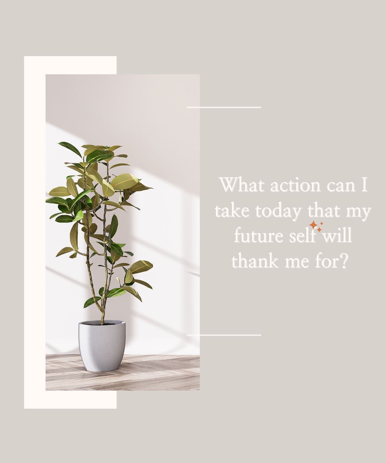 𝑭𝒐𝒐𝒅 𝒇𝒐𝒓 𝒕𝒉𝒐𝒖𝒈𝒉𝒕 💭 

This question can be applied to just about any scenario: ask yourself &ldquo;What will my future self thank me for?&rdquo;

With organization- a little bit of extra effort in your small daily habits will lead to ex