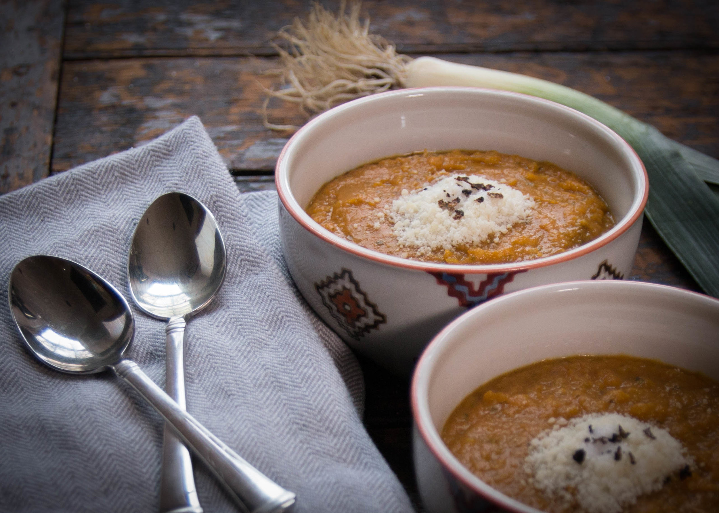 Pumpkin Soup Food Styling photography