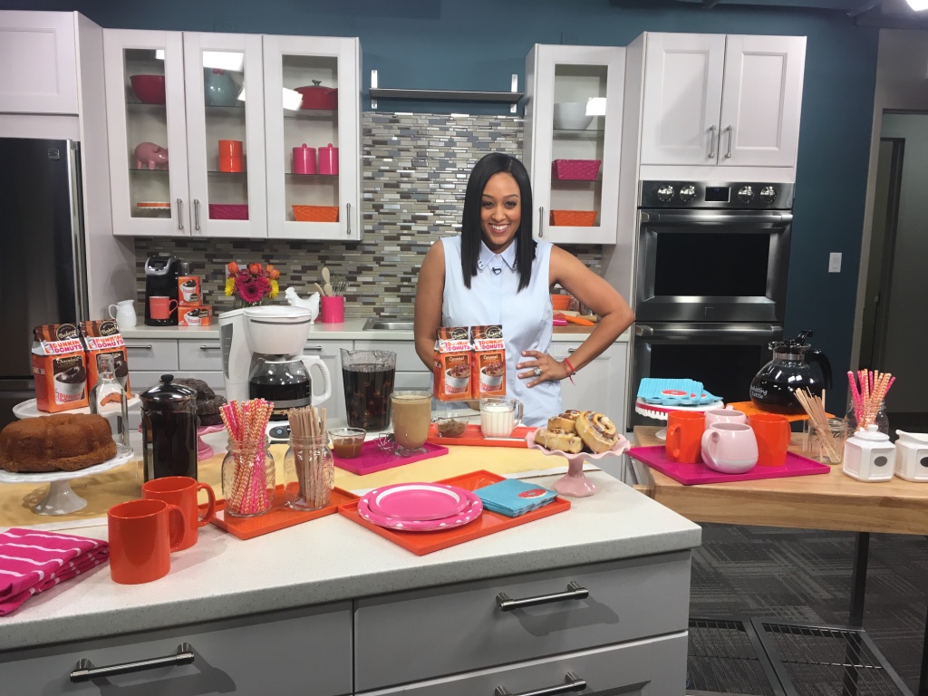 Tia Mowry for Dunkin Donuts Food Styling photography