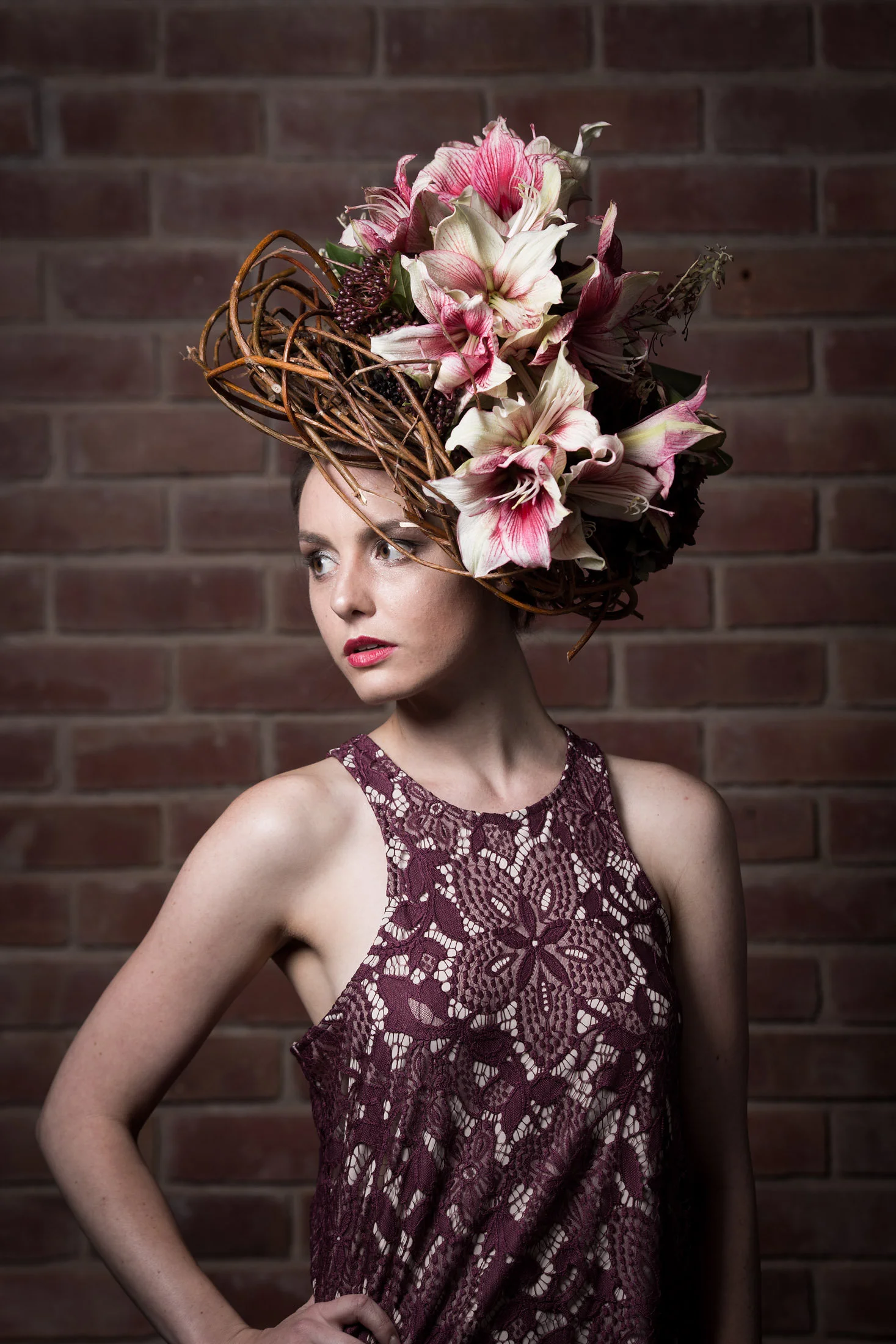 FLOWER COUTURE FASHION SHOW AT NUMU NEW MUSEUM IN LOS GATOS. PHOTOGRAPHY BY PAUL FERRADAS
