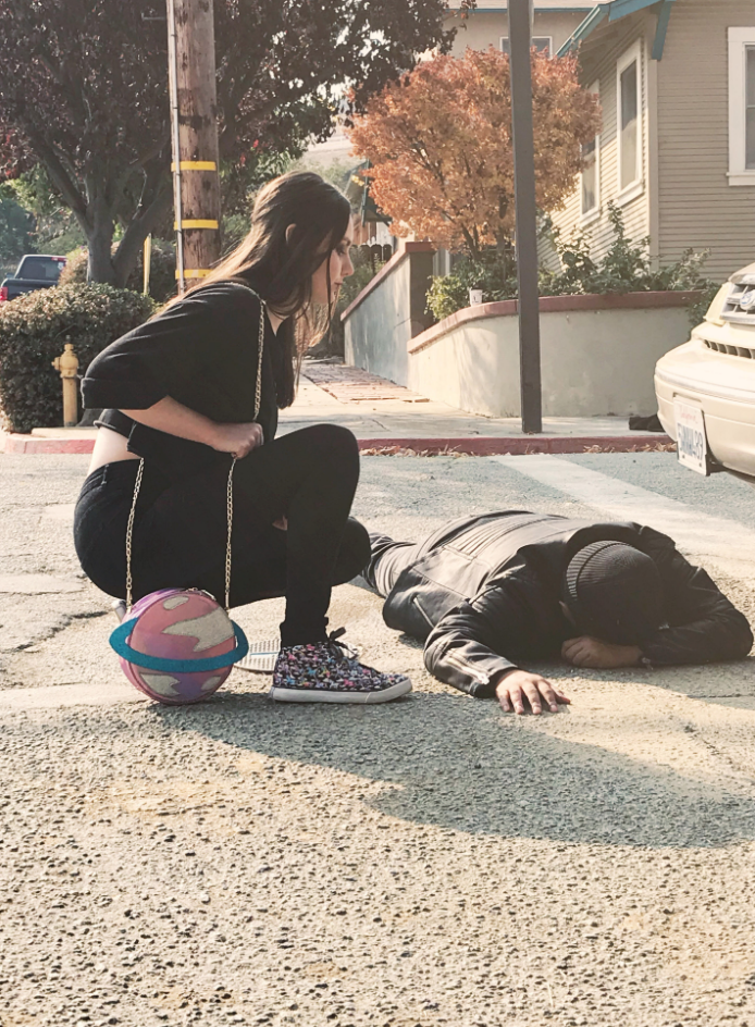 BTS OF ALYSSA KOMPELIEN AND MANNY ABUCAY ON THE SET OF “RUN” (2019) SHORT FILM WRITTEN BY ALYSSA KOMPELIEN.