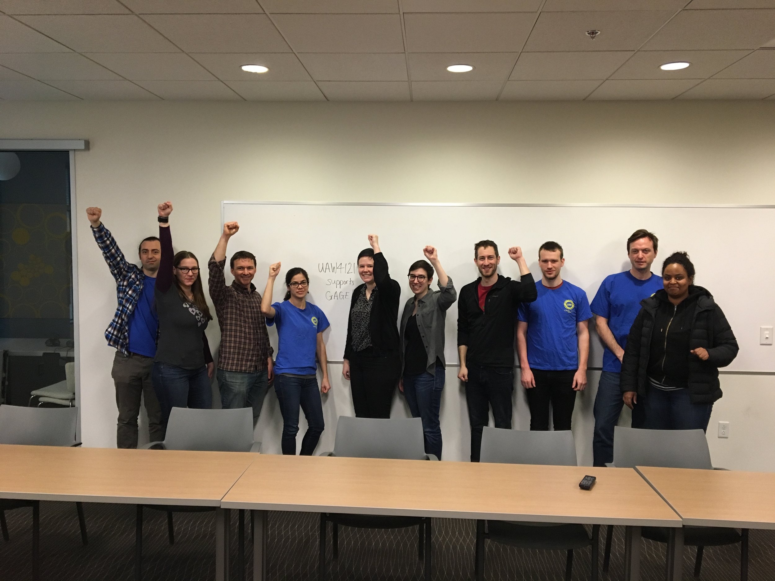 UAW Local 4121 : The Union of Academic Student Employees at the University of Washington, who also generously sent the following open letter to President DeGioia.