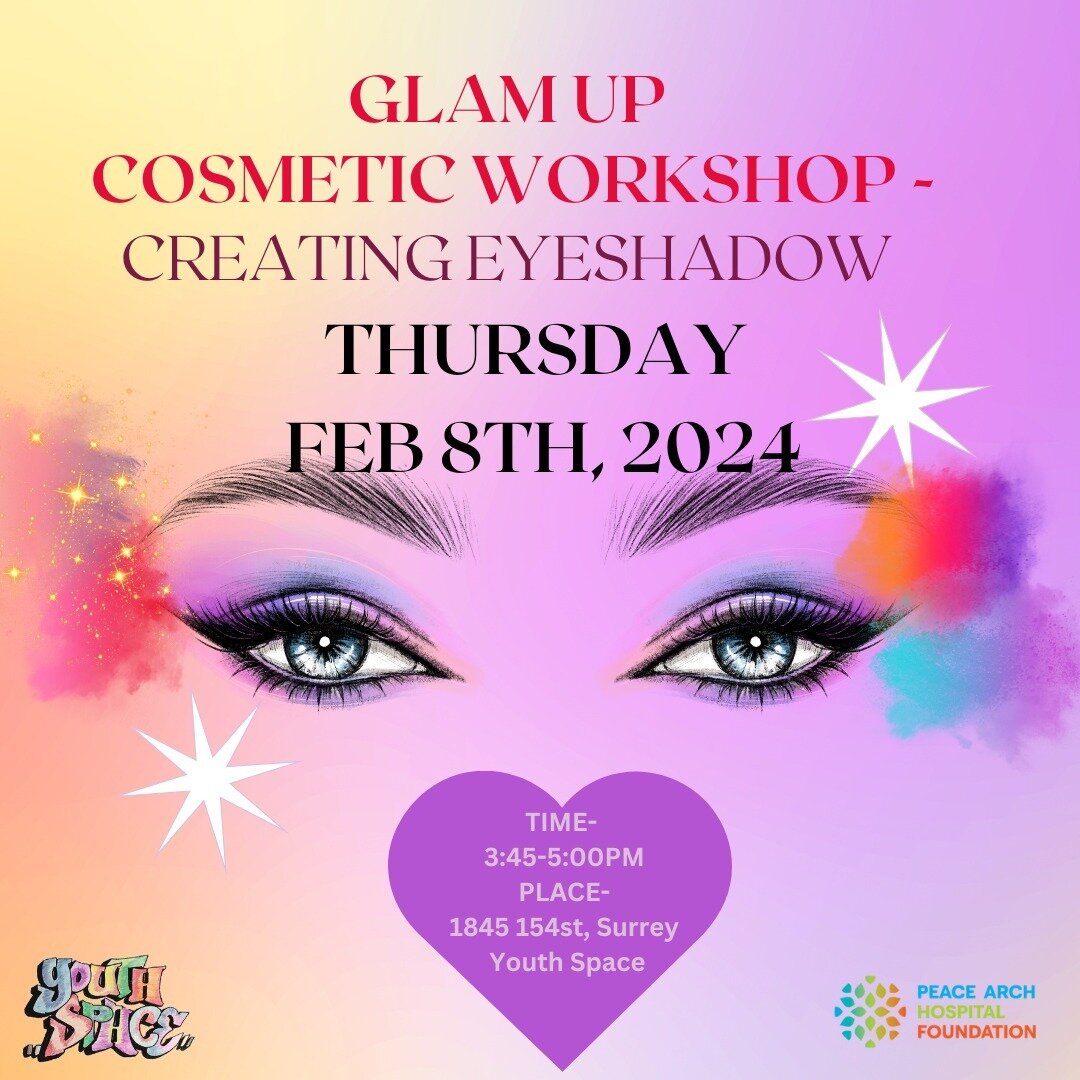 Have you ever wanted a certain colour eyeshadow but you can never find it?

I feel you....

Lets make your vision a reality. See you on Thursday Feb 8th,2024 @ 3:45pm.

We have you signed up if you have let the staff know you are attending the GRAM U
