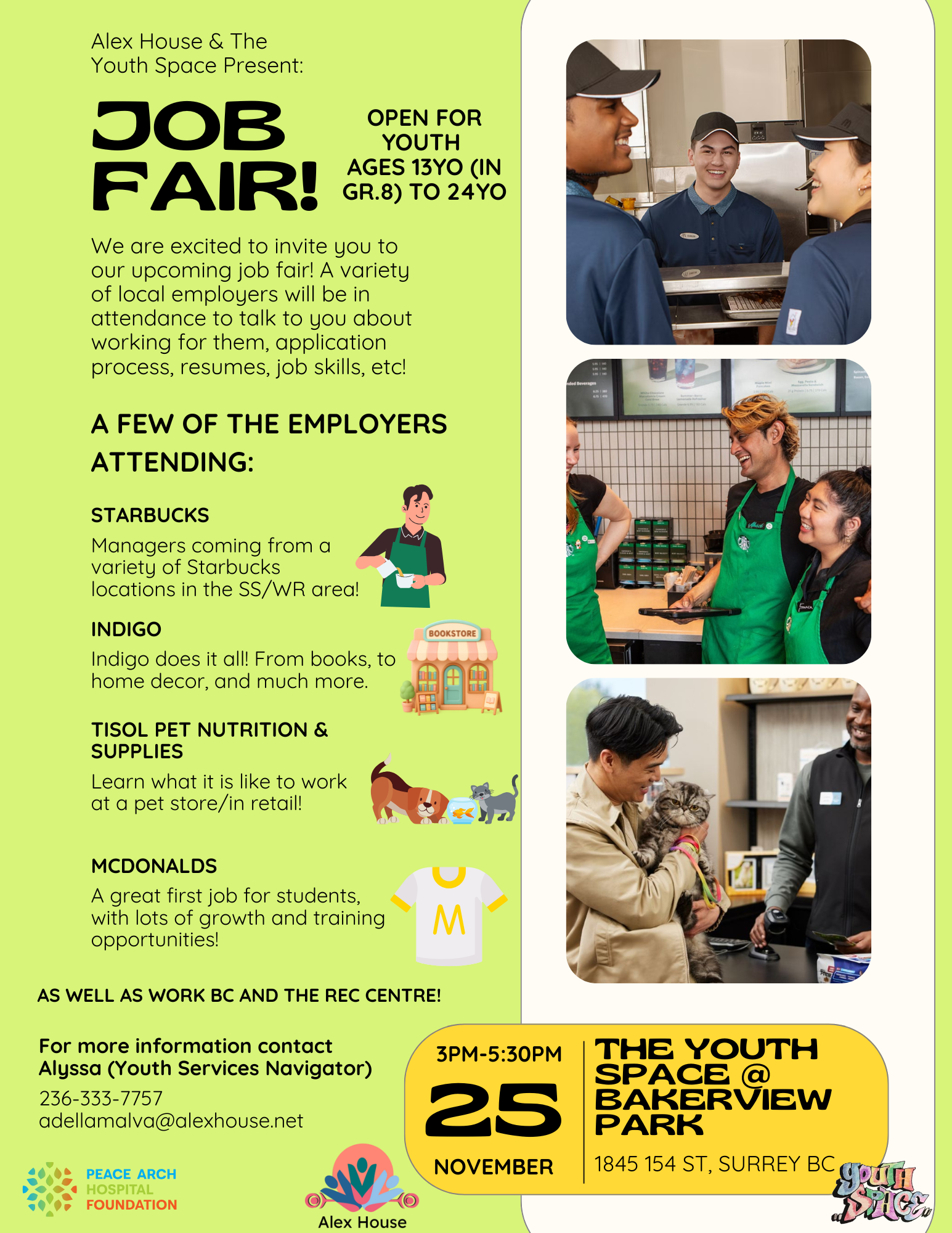 Green White Rounded Charity Event Flyer.png