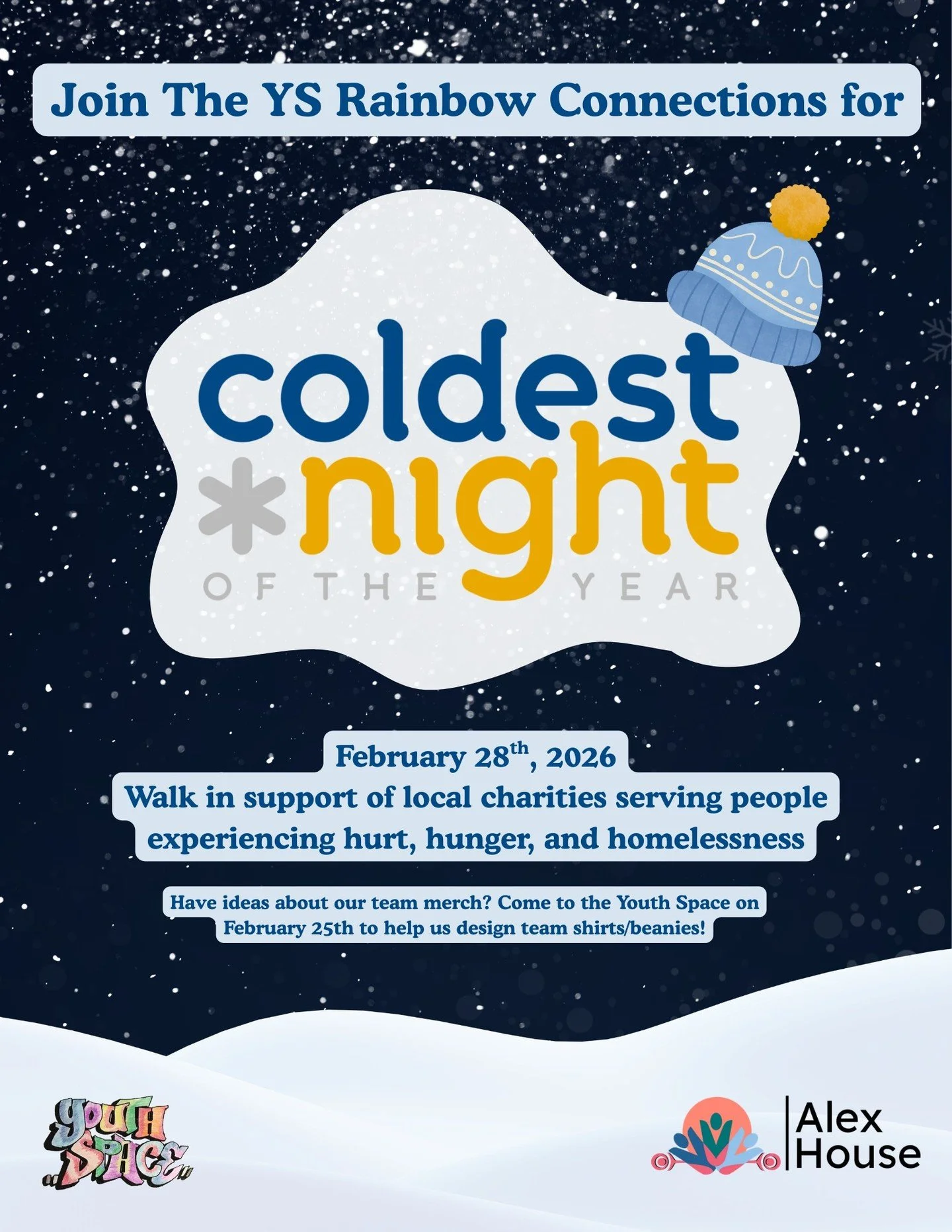 Reminder: Join the Youth Space Team by coming down and walking alongside us and many other community partners as we walk in support of local charities serving people experiencing hurt, hunger, and homelessness!

Wear your best pink clothing item as w