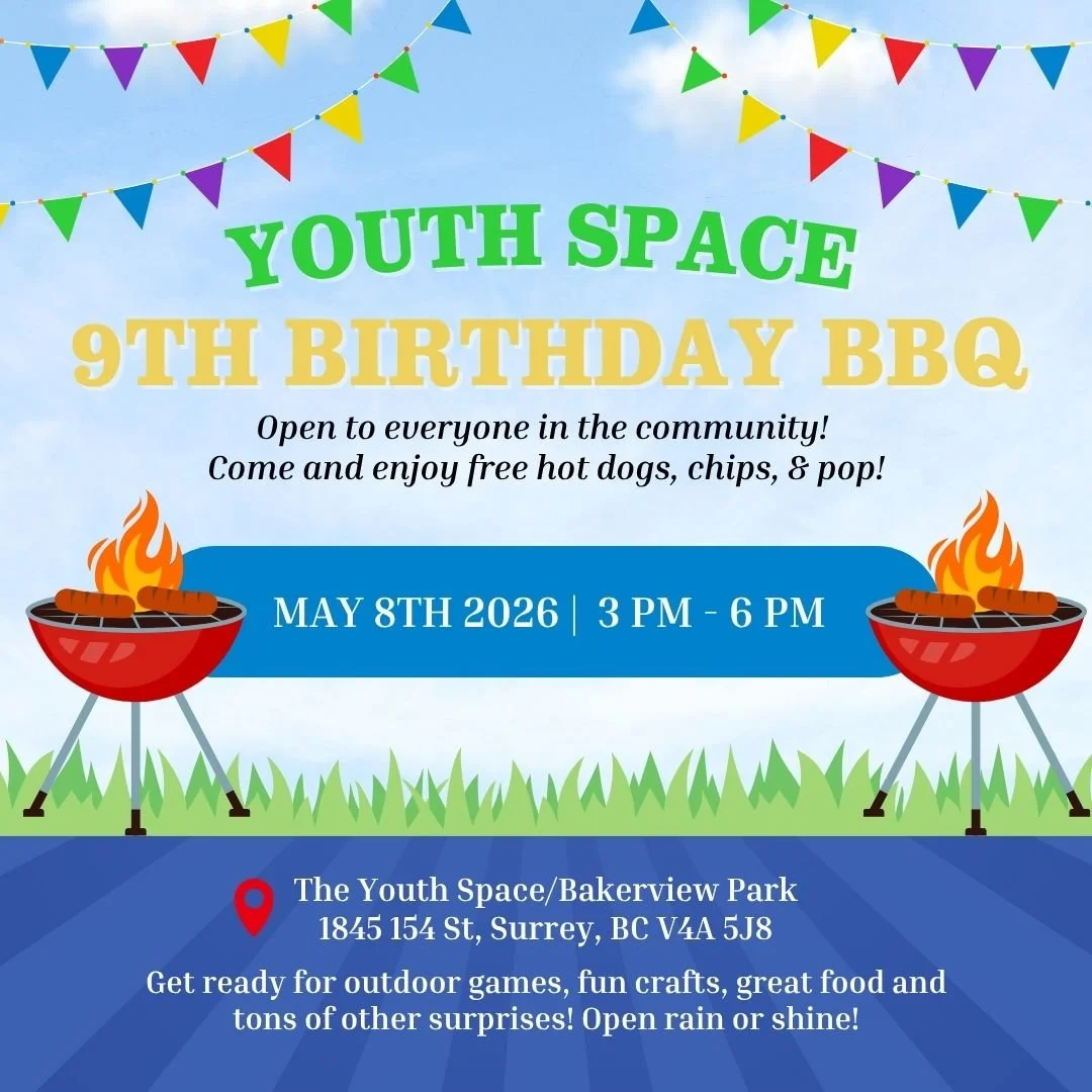 Join us Friday, May 8th, for our 9th Birthday! 

This event is open to everyone in the community, so bring your family and friends! There will be free food, games, and fun crafts!

We can't wait to see you there!