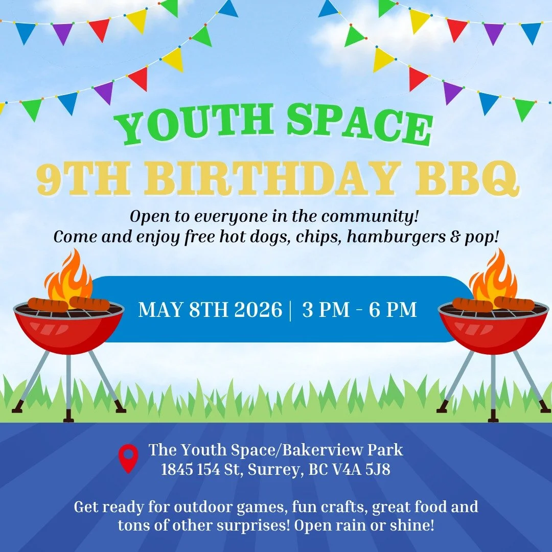 Join us today at the Youth Space for our 9th Birthday Celebrations From 3pm till 6pm!!! 

This event is open to everyone in the community and a wonderful way to not only celebrate the Youth Space's birthday but also kick of Neighbourhood house Week.
