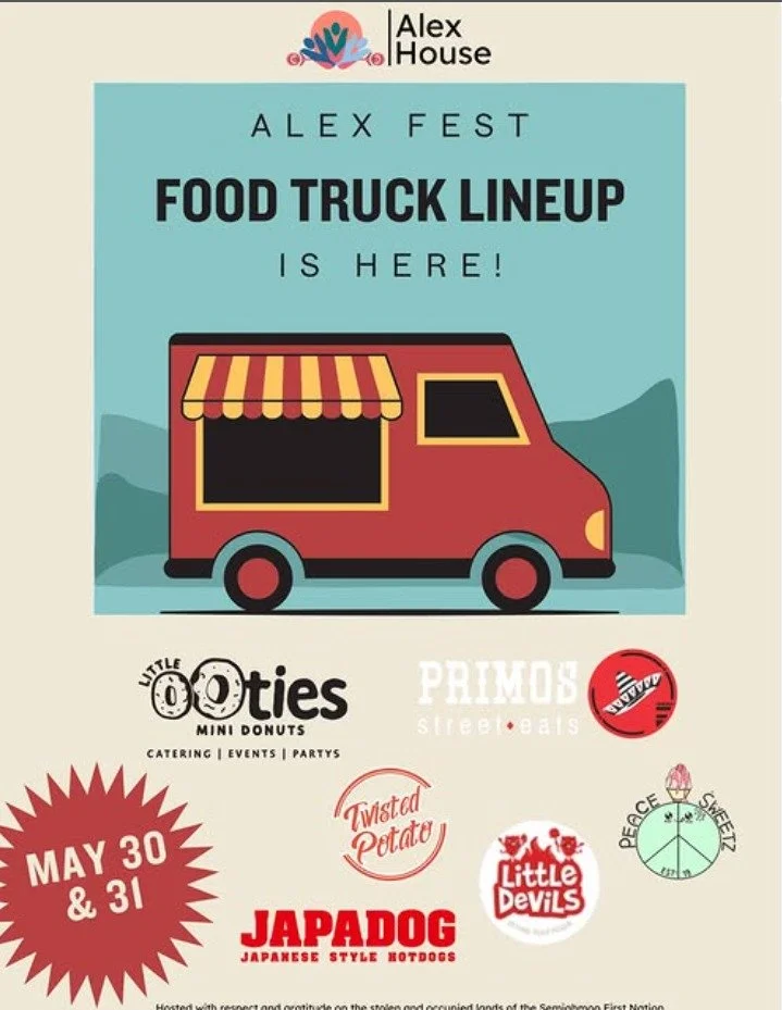 Join us at the 50th Annual Alex Fest on May 30 &amp; 31 at Alex House and enjoy delicious eats, live entertainment, local vendors, and community fun by the beach!

Get ready to eat your way through Alex Fest this weekend! From sweet treats to savoury