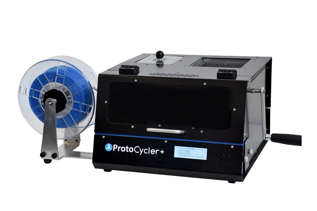 Another Fall 2018 addition, the ProtoCycler will enable the Makerspace to recycle its 3D printer waste. It is an extruder that also features an grinder. More Info
