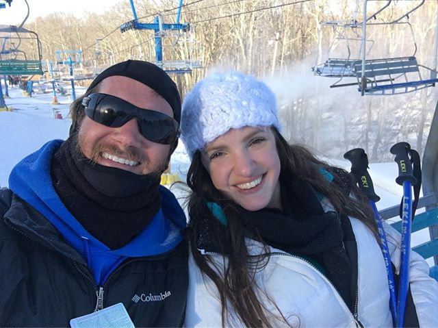 Had an amazing time skiing with my hubby this weekend and hanging out in the mountains with our friends!! We skied till the sun went down! .
.
.
#winterplaceskiresort