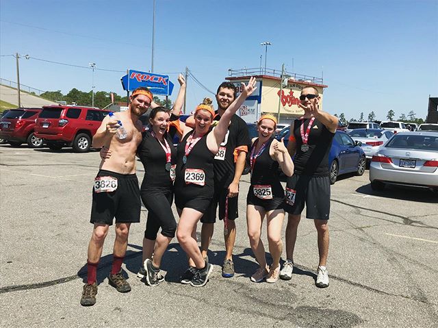 We accomplished our 2nd 5k Mud Run yesterday!! We must be crazy but it was so much fun!! @ruggedmaniac #getrugged