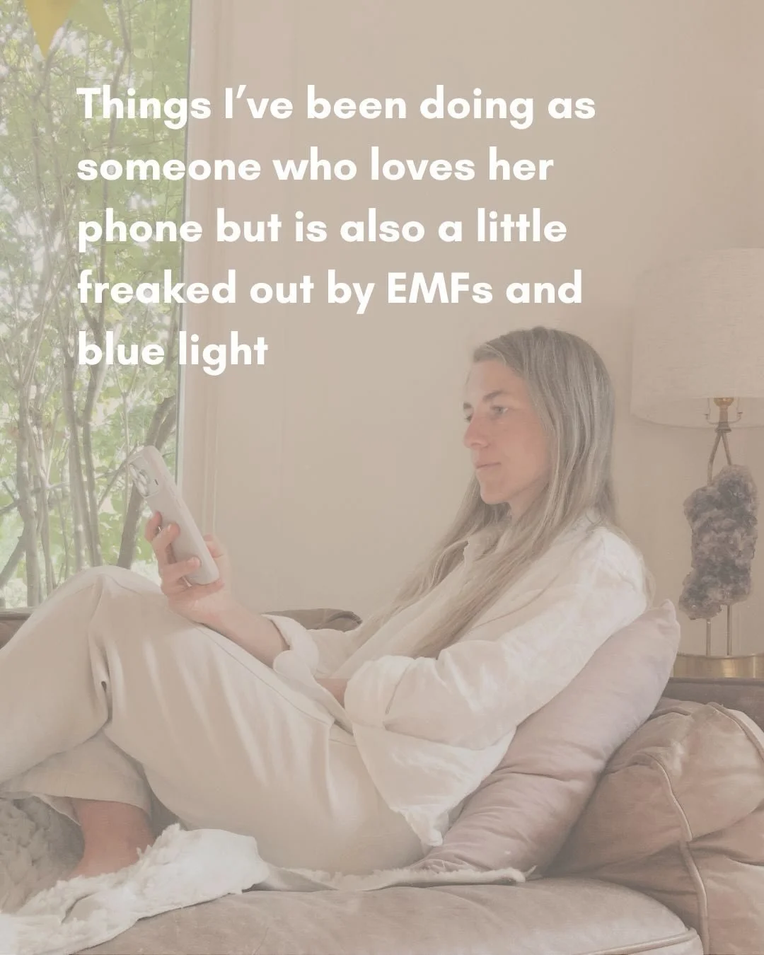 I&rsquo;m not anti-phone. I use mine all the time for all the things. I just like to do what I can when I can to protect my body from non-natural frequencies and artificial light exposure. We are energy and light beings after all.

These are all prod