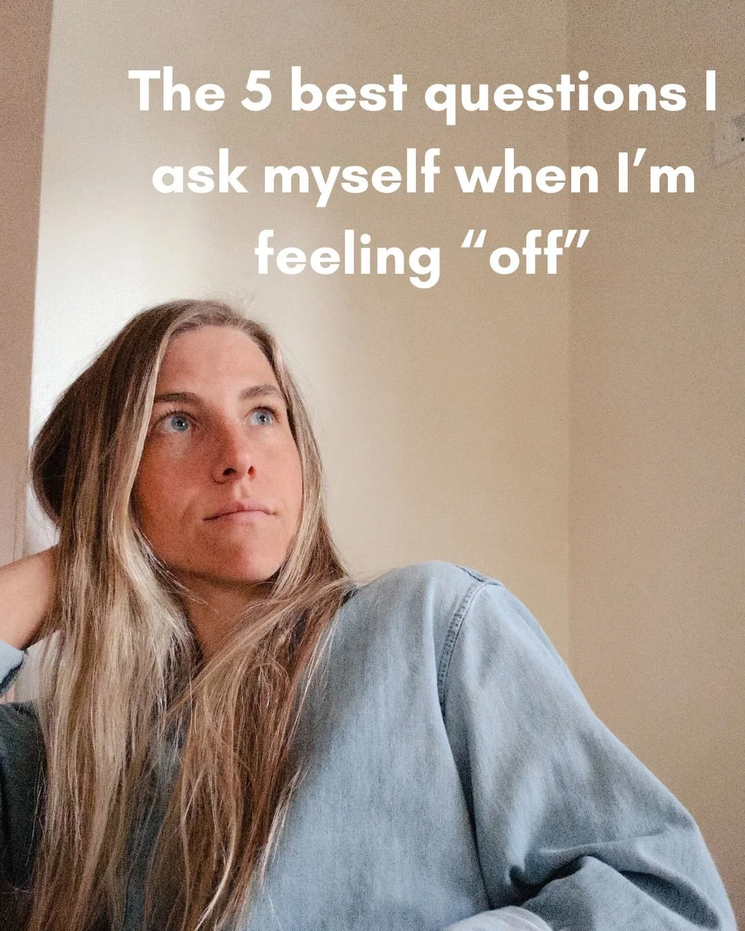 When I feel off, I used to spiral or allow myself to go deep in the off-ness I was feeling. Now, I try to start with these 5 anchoring questions to explore what I might be needing. This isn&rsquo;t to bypass what&rsquo;s coming up and sometimes we&rs