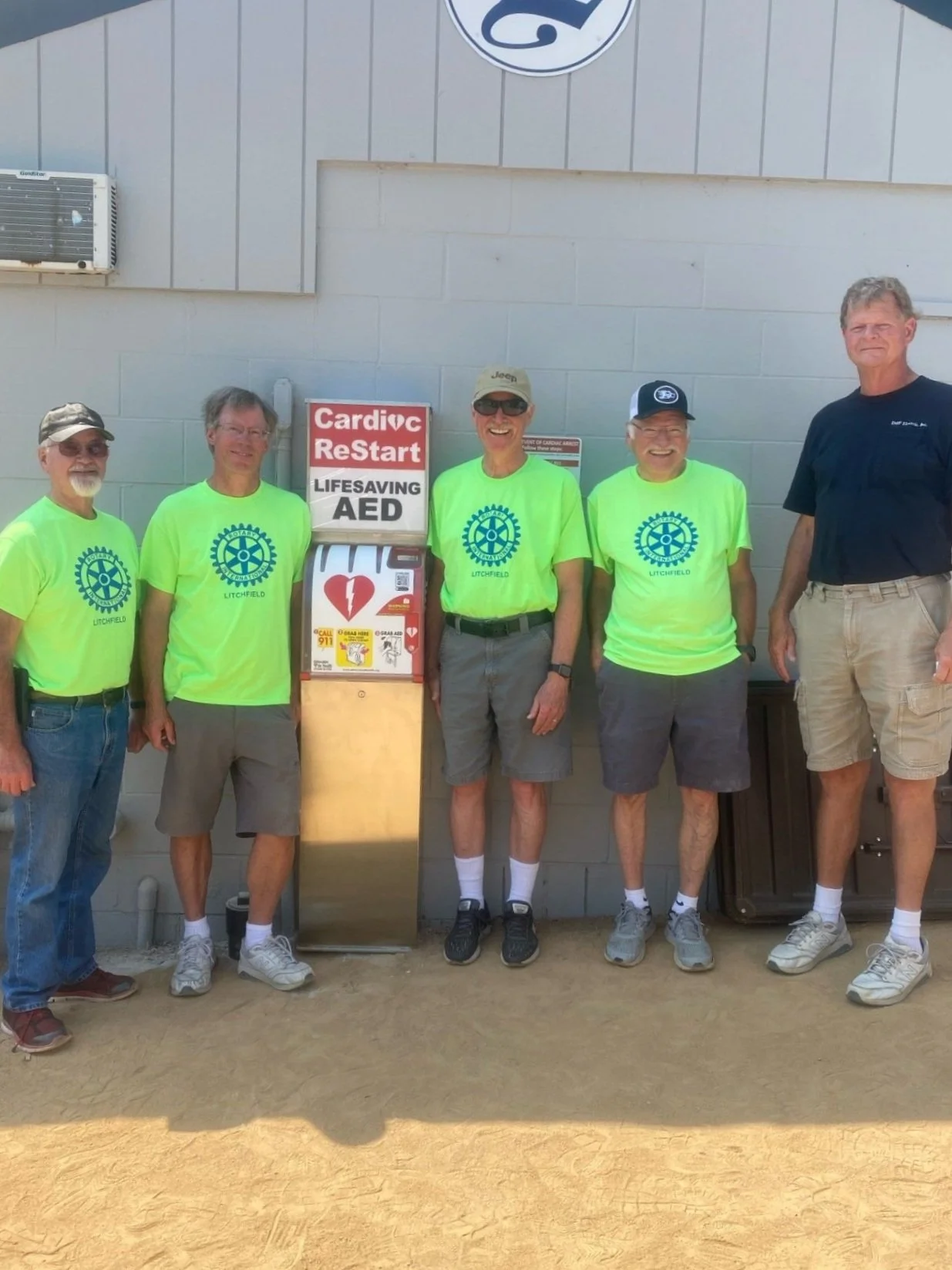 AED Installation — Litchfield Rotary