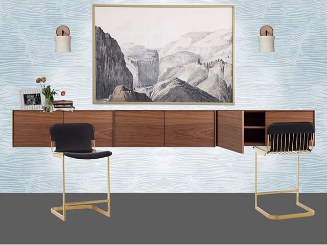 Seriously dorking our with @alissacuster on this design. Here&rsquo;s a work in progress shot. Who wants to come in and meet with us?!?
..
#dorks #officespace #workinprogress #realestatemeetsdesign #HMxMAJ