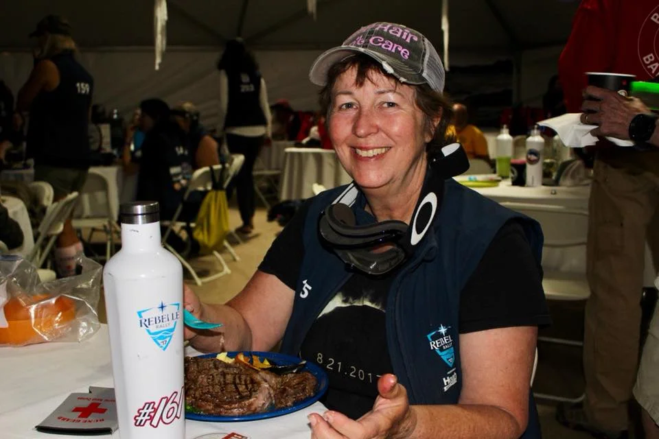 Charlene O'Day, my rally navigator and co-founder of Fast 'n Curious Off-Road. Photo by Thuy Davis - Dandelion Adventures