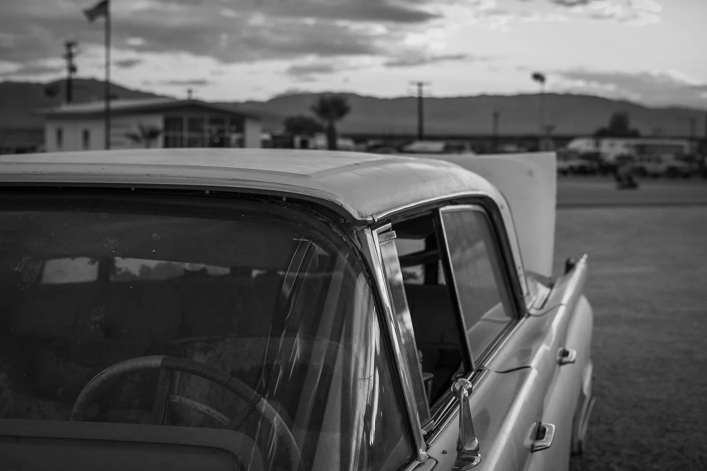 Dreams, ran out of gas…. #blackandwhite #desert