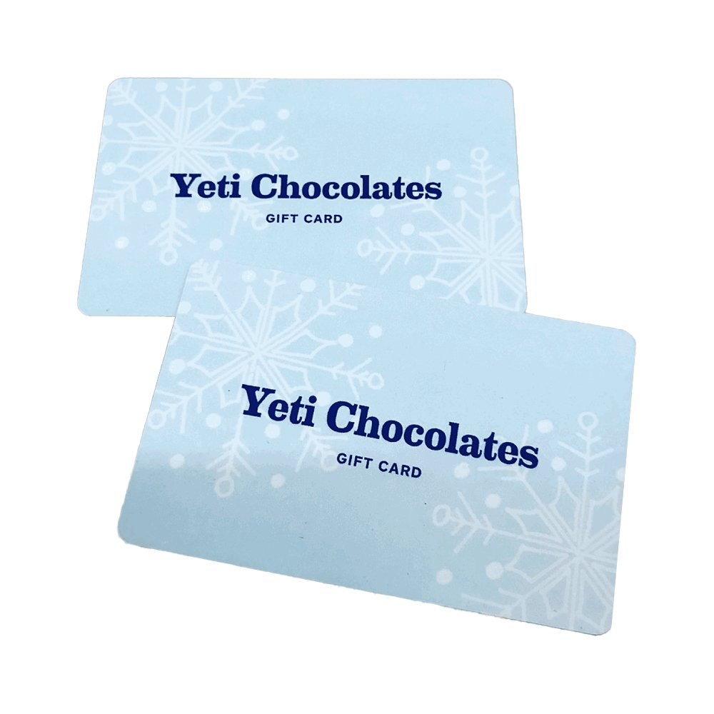 Yeti Chocolates Gift Card — Yeti Chocolates